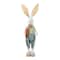 Glitzhome® 23"-32.75" Easter Fabric Boy Bunny with Telescoping Legs Figurine